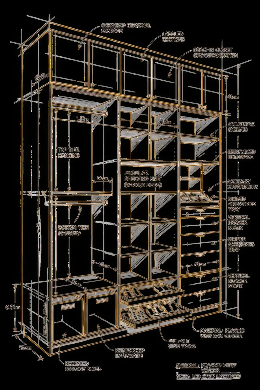 Closet construction